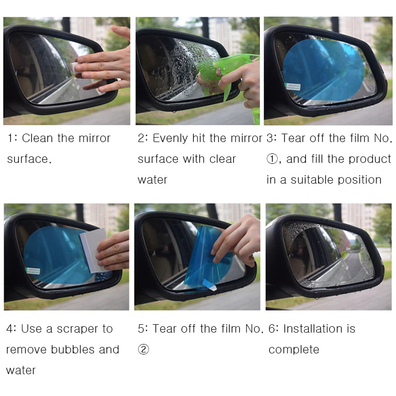 Rainproof Rear View Mirror Protectors 